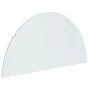 Glass plate for semicircular fireplace 1000x500 mm by vidaXL, Glass - Ref: Foro24-324117, Price: 46,73 €, Discount: %