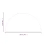 Glasplatte für halbrunden Kamin 1000x500 mm von vidaXL, Glas - Ref: Foro24-324117, Preis: 46,73 €, Rabatt: %