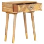 Mesita de noche de madera maciza de mango 43x30x58 cm de vidaXL, Mesitas de noche - Ref: Foro24-285857, Precio: 82,10 €, Desc...