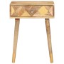 Mesita de noche de madera maciza de mango 43x30x58 cm de vidaXL, Mesitas de noche - Ref: Foro24-285857, Precio: 82,10 €, Desc...