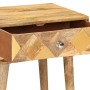 Mesita de noche de madera maciza de mango 43x30x58 cm de vidaXL, Mesitas de noche - Ref: Foro24-285857, Precio: 82,10 €, Desc...