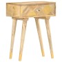 Mesita de noche de madera maciza de mango 43x30x58 cm de vidaXL, Mesitas de noche - Ref: Foro24-285857, Precio: 82,10 €, Desc...