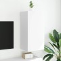 Mueble de TV de pared con luces LED blanco 40,5x35x80 cm en Muebles TV | Comprar online en Foru.es