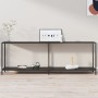 Mesa consola vidrio templado negro 220x35x75,5 cm de vidaXL, Mesas auxiliares - Ref: Foro24-331711, Precio: 137,30 €, Descuen...