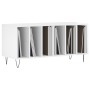 Mueble discos madera contrachapada blanco brillo 100x38x48 cm de vidaXL, Almacenamiento para CD y DVD - Ref: Foro24-831750, P...