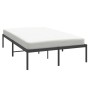 Estructura de cama de metal negro 120x190 cm de vidaXL, Camas y somieres - Ref: Foro24-350843, Precio: 119,55 €, Descuento: %