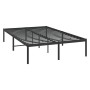 Estructura de cama de metal negro 120x190 cm de vidaXL, Camas y somieres - Ref: Foro24-350843, Precio: 119,55 €, Descuento: %