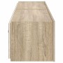 Muebles de TV de pared luces LED 2 uds roble Sonoma 80x35x31 cm en Muebles TV | Comprar online en Foru.es
