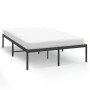 Estructura de cama de metal negro 120x200 cm de vidaXL, Camas y somieres - Ref: Foro24-350844, Precio: 108,20 €, Descuento: %