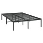 Estructura de cama de metal negro 120x200 cm de vidaXL, Camas y somieres - Ref: Foro24-350844, Precio: 108,20 €, Descuento: %