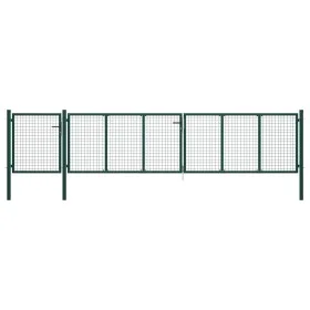 Grünes Gartentor aus Stahl 500x100 cm von vidaXL, Gartentore - Ref: Foro24-144317, Preis: 467,00 €, Rabatt: %