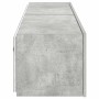 Muebles TV de pared luces LED 2 uds gris hormigón 80x35x31 cm en Muebles TV | Comprar online en Foru.es