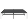 Estructura de cama de metal negro 140x190 cm de vidaXL, Camas y somieres - Ref: Foro24-350846, Precio: 122,17 €, Descuento: %