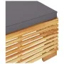 Gartenmöbel-Set 2-teilig aus massivem Teakholz von vidaXL, Modulare Sofas für den Außenbereich - Ref: Foro24-319170, Preis: 2...