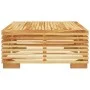 Gartenmöbel-Set 2-teilig aus massivem Teakholz von vidaXL, Modulare Sofas für den Außenbereich - Ref: Foro24-319170, Preis: 2...