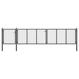 Gartentor aus anthrazitgrauem Stahl 500x100 cm von vidaXL, Gartentore - Ref: Foro24-144335, Preis: 566,29 €, Rabatt: %