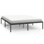Estructura de cama de metal negro 150x200 cm de vidaXL, Camas y somieres - Ref: Foro24-350848, Precio: 123,86 €, Descuento: %