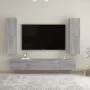 Muebles para TV de pared 2 uds gris Sonoma 30,5x30x110 cm de vidaXL, Muebles TV - Ref: Foro24-826679, Precio: 84,48 €, Descue...