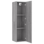 Muebles para TV de pared 2 uds gris Sonoma 30,5x30x110 cm de vidaXL, Muebles TV - Ref: Foro24-826679, Precio: 85,55 €, Descue...
