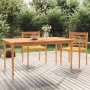 Mesa Batavia madera maciza de teca 150x90x75 cm de vidaXL, Mesas de jardín - Ref: Foro24-319165, Precio: 238,33 €, Descuento: %