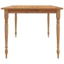 Mesa Batavia madera maciza de teca 150x90x75 cm de vidaXL, Mesas de jardín - Ref: Foro24-319165, Precio: 238,33 €, Descuento: %