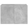 Mueble de TV de pared con luces LED gris hormigón 60x35x41 cm en Muebles TV | Comprar online en Foru.es