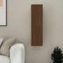 Mueble para TV de pared color roble marrón 30,5x30x110 cm de vidaXL, Muebles TV - Ref: Foro24-826680, Precio: 50,53 €, Descue...