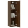 Mueble para TV de pared color roble marrón 30,5x30x110 cm de vidaXL, Muebles TV - Ref: Foro24-826680, Precio: 50,53 €, Descue...