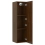 Mueble para TV de pared color roble marrón 30,5x30x110 cm de vidaXL, Muebles TV - Ref: Foro24-826680, Precio: 50,53 €, Descue...