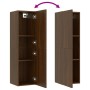 Mueble para TV de pared color roble marrón 30,5x30x110 cm de vidaXL, Muebles TV - Ref: Foro24-826680, Precio: 50,53 €, Descue...