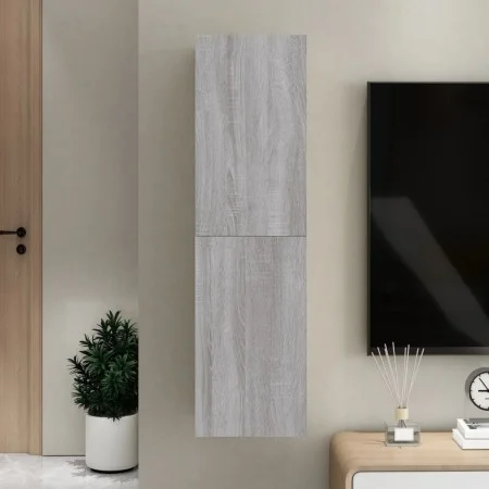 Mueble para TV de pared gris Sonoma 30,5x30x110 cm de vidaXL, Muebles TV - Ref: Foro24-826678, Precio: 49,85 €, Descuento: %