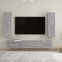 Mueble para TV de pared gris Sonoma 30,5x30x110 cm de vidaXL, Muebles TV - Ref: Foro24-826678, Precio: 47,96 €, Descuento: %