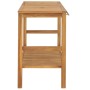 Mueble de baño madera maciza de teca 132x45x75 cm de vidaXL, Tocadores de baño - Ref: Foro24-318482, Precio: 209,03 €, Descue...