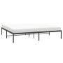Estructura de cama de metal negro 183x213 cm de vidaXL, Camas y somieres - Ref: Foro24-350851, Precio: 101,81 €, Descuento: %