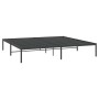 Estructura de cama de metal negro 183x213 cm de vidaXL, Camas y somieres - Ref: Foro24-350851, Precio: 101,81 €, Descuento: %