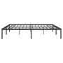 Estructura de cama de metal negro 183x213 cm de vidaXL, Camas y somieres - Ref: Foro24-350851, Precio: 101,81 €, Descuento: %
