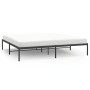 Estructura de cama de metal negro 193x203 cm de vidaXL, Camas y somieres - Ref: Foro24-350852, Precio: 96,55 €, Descuento: %