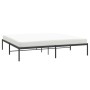Estructura de cama de metal negro 193x203 cm de vidaXL, Camas y somieres - Ref: Foro24-350852, Precio: 96,55 €, Descuento: %