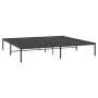 Estructura de cama de metal negro 193x203 cm de vidaXL, Camas y somieres - Ref: Foro24-350852, Precio: 95,09 €, Descuento: %