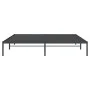 Estructura de cama de metal negro 193x203 cm de vidaXL, Camas y somieres - Ref: Foro24-350852, Precio: 95,09 €, Descuento: %