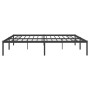 Estructura de cama de metal negro 193x203 cm de vidaXL, Camas y somieres - Ref: Foro24-350852, Precio: 96,55 €, Descuento: %