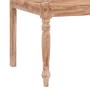 Banco Batavia madera de teca maciza blanco lavado 120 cm de vidaXL, Bancos de jardín - Ref: Foro24-316035, Precio: 225,93 €, ...