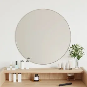 Espejo de pared redondo plateado Ø 60 cm de vidaXL, Espejos - Ref: Foro24-348177, Precio: 40,10 €, Descuento: %
