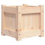 Jardinera madera maciza de pino 31x31x31 cm en Macetas y jardineras | Comprar online en Foru.es