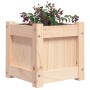 Jardinera madera maciza de pino 31x31x31 cm en Macetas y jardineras | Comprar online en Foru.es