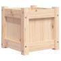 Jardinera madera maciza de pino 31x31x31 cm en Macetas y jardineras | Comprar online en Foru.es