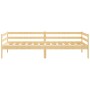 Sofá cama madera maciza de pino 90x200 cm de vidaXL, Camas y somieres - Ref: Foro24-806930, Precio: 100,30 €, Descuento: %