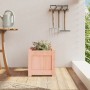 Jardinera madera maciza de abeto Douglas 31x31x31 cm en Macetas y jardineras | Comprar online en Foru.es
