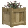 Jardinera madera maciza de pino impregnada 31x31x31 cm en Macetas y jardineras | Comprar online en Foru.es