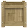 Jardinera madera maciza de pino impregnada 31x31x31 cm en Macetas y jardineras | Comprar online en Foru.es